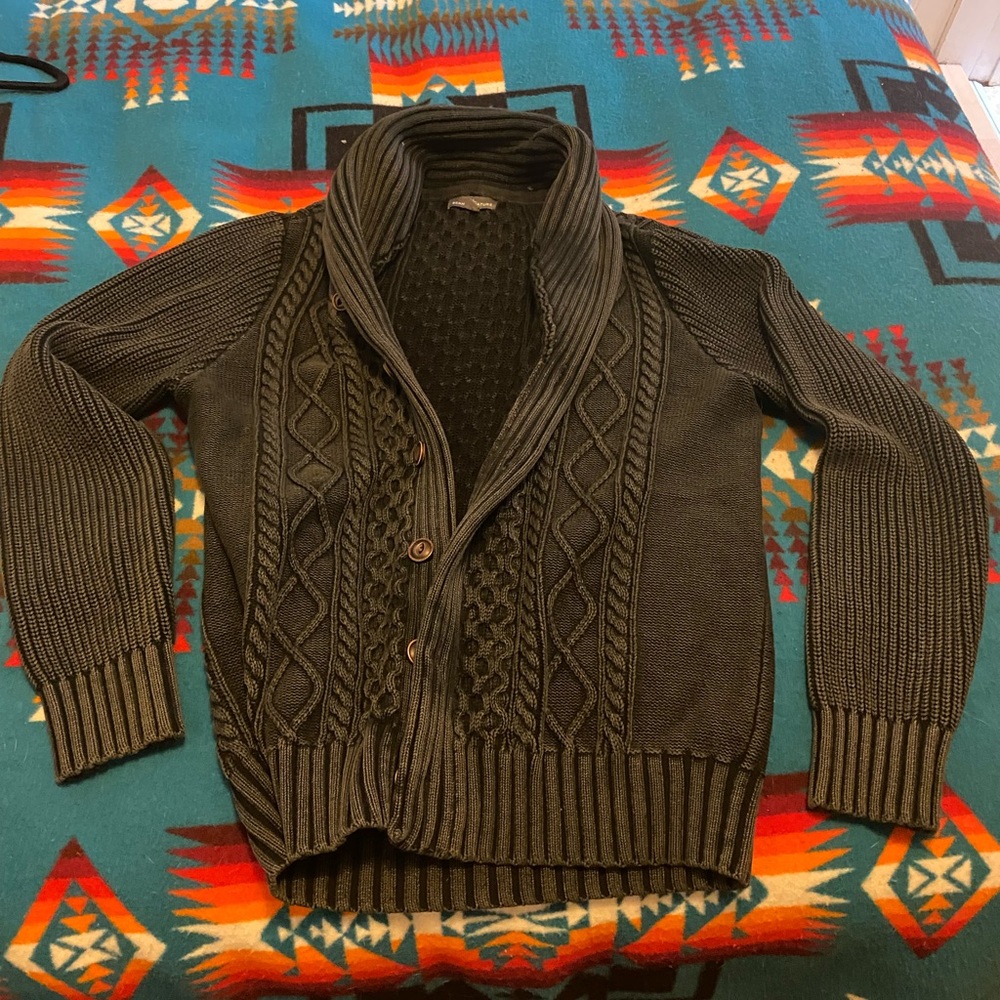 LL Bean Signature Shawl Collar Cardigan